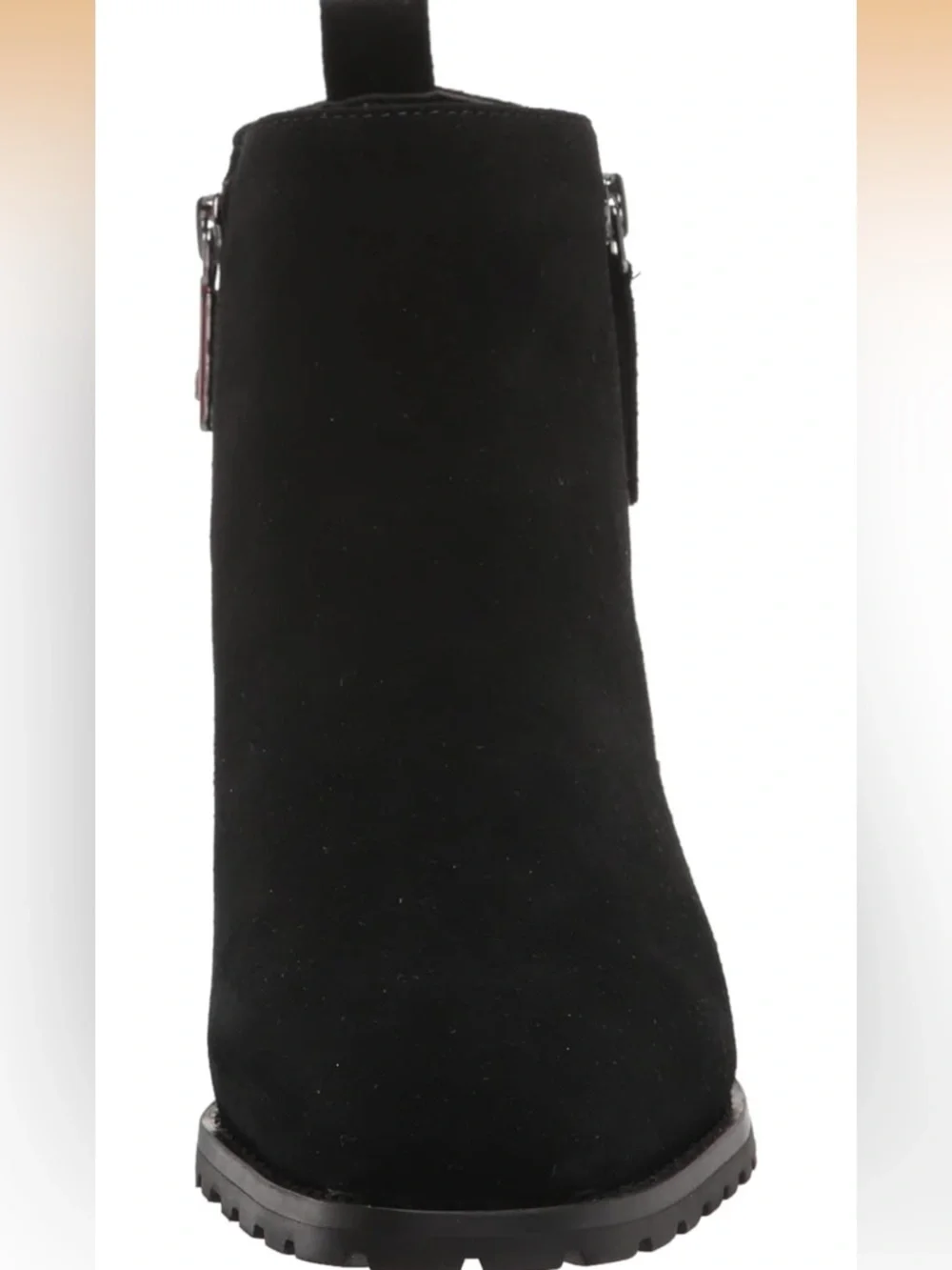 Blondo Womens, Samara Ankle Boot, Black Leather, 7.5 934